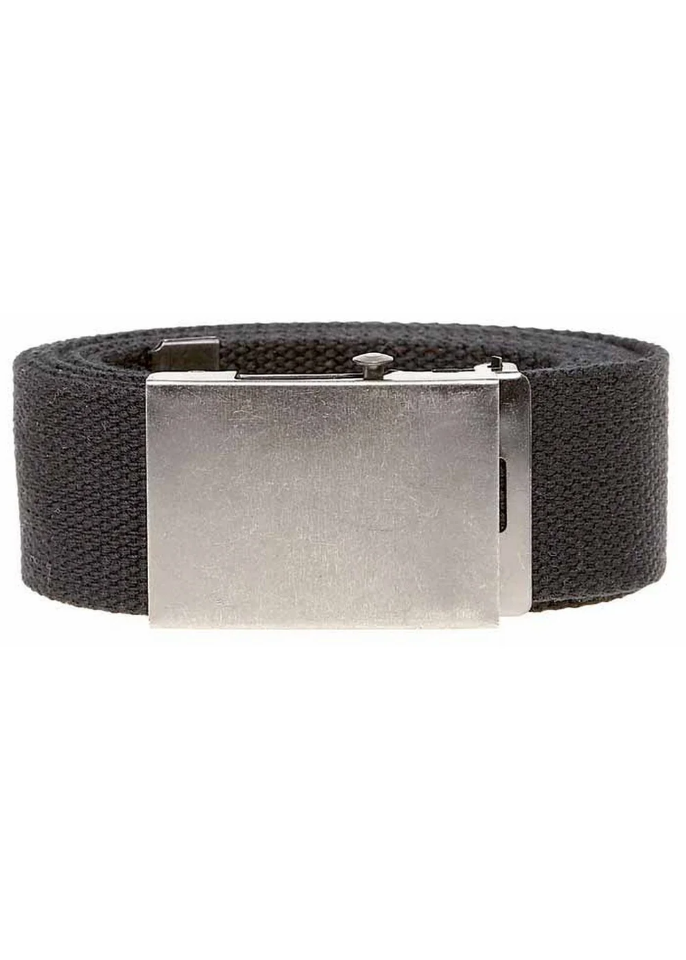 Duke Black Kingsize Edward Plain Webbing Belt - 2XL Image 1