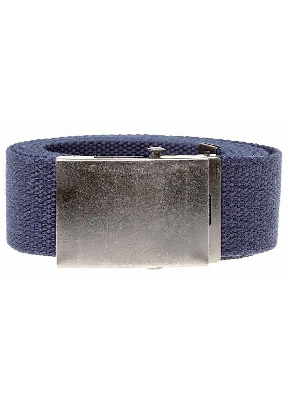 Duke Navy Kingsize Edward Plain Webbing Belt - 2XL Image 1