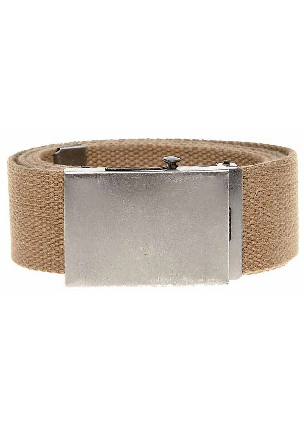 Duke Khaki Kingsize Edward Plain Webbing Belt - 2XL Image 1