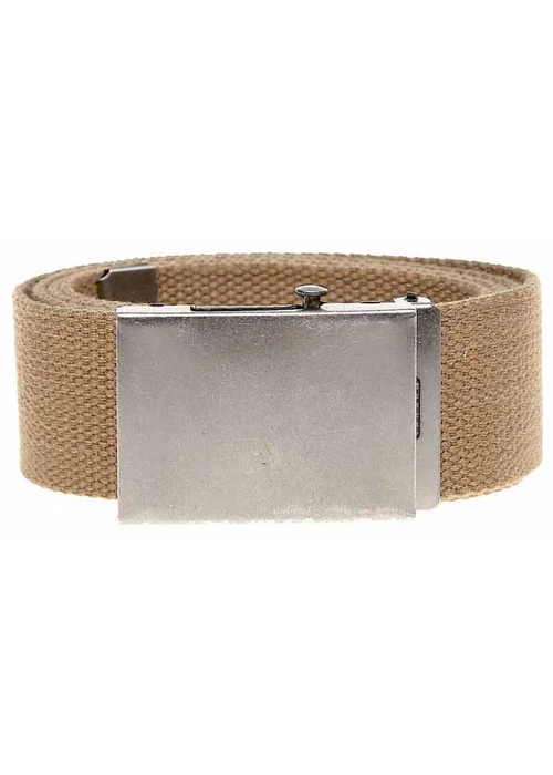 Duke Khaki Kingsize Edward Plain Webbing Belt - 2XL Image 1