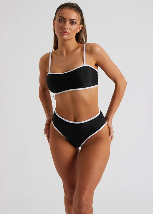 Urban Bliss Black Contrast Bikini Top - Size 10 Image 1