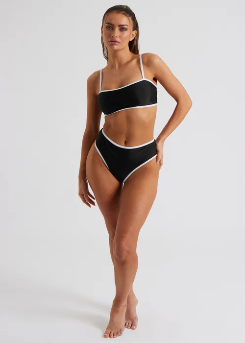 Urban Bliss Black Contrast Bikini Top - Size 10 Image 3