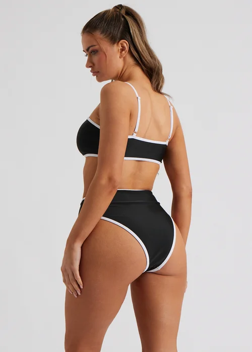 Urban Bliss Black Contrast Bikini Top - Size 10 Image 4