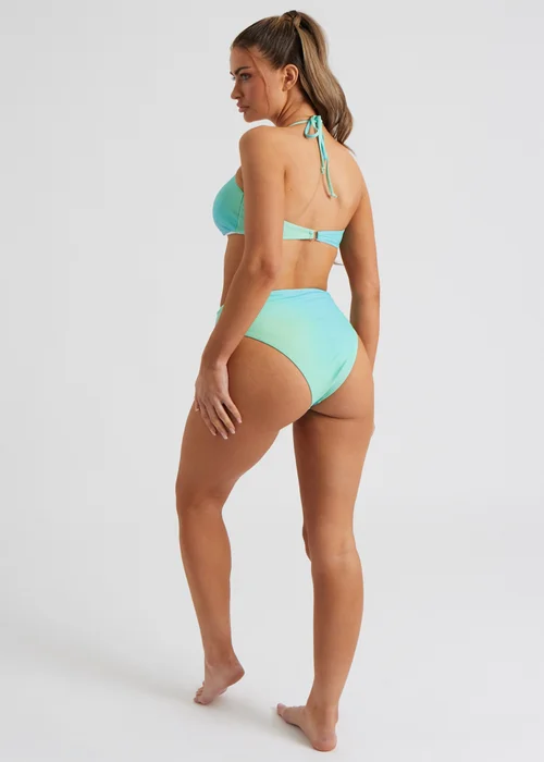Urban Bliss Blue Ombre Bikini Bottoms - Size 8 Image 4