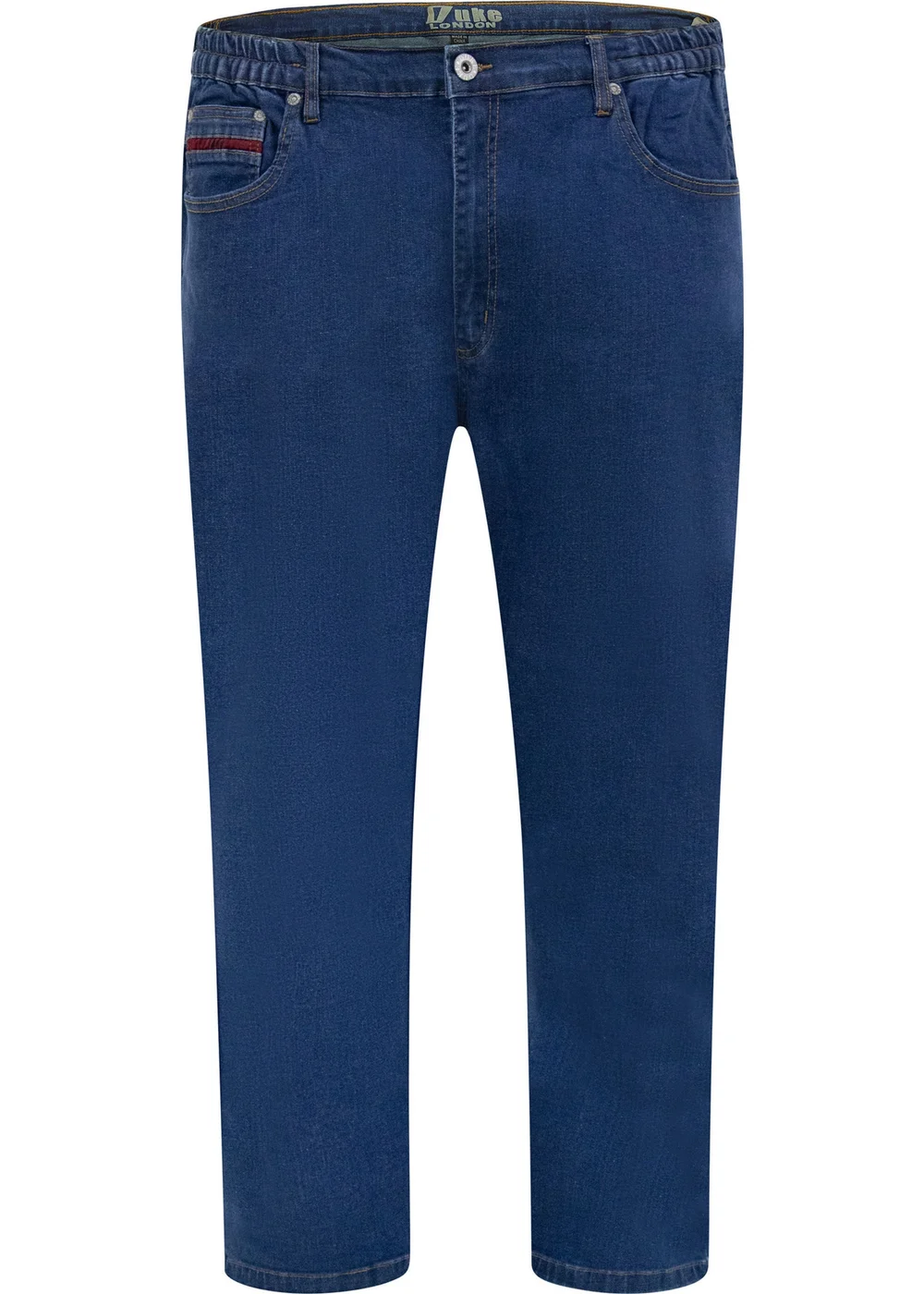 Duke Blue London Bailey Elasticated Waist Kingsize Jeans - 40/L32 Image 3