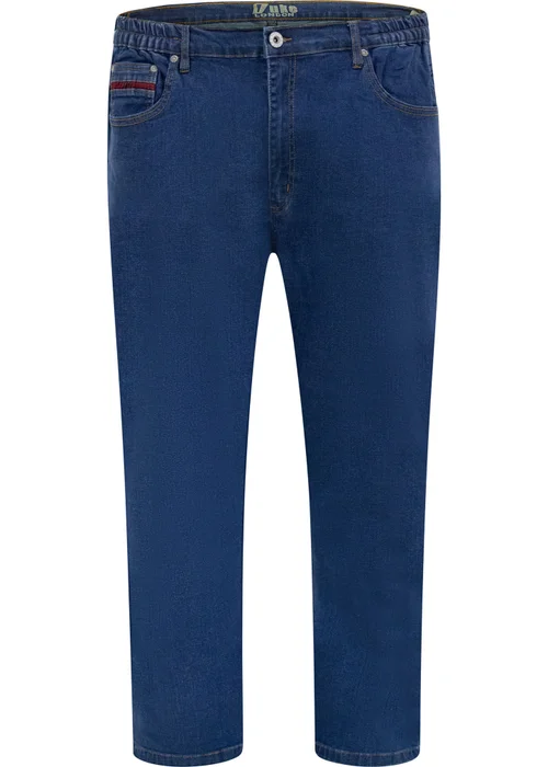 Duke Blue London Bailey Elasticated Waist Kingsize Jeans - 40/L32 Image 3