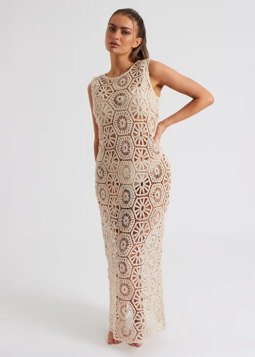 Urban Bliss Stone Crochet Maxi Dress - 8 Image 2