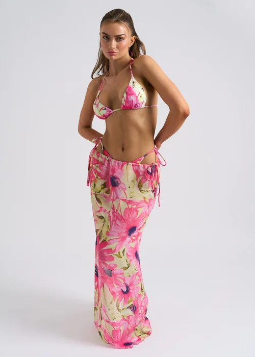 Urban Bliss Multi Floral Skirt - Size 8 Image 2