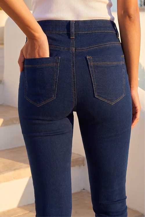 Roman Indigo 31'' Denim Stretch Jegging - 10 Image 4