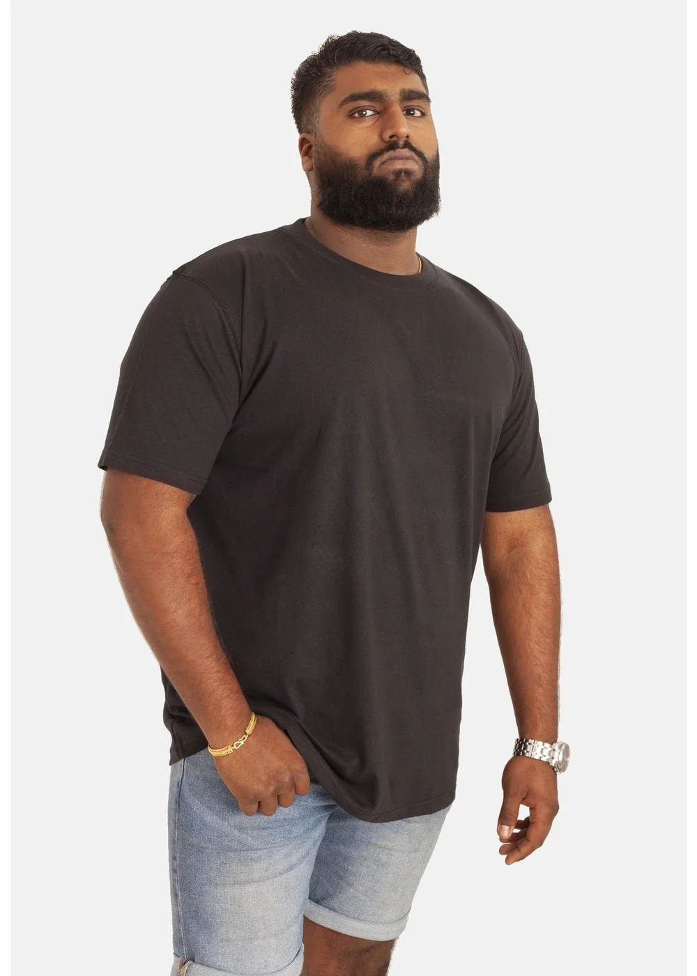 Duke Black Kingsize Flyers-1 Crew Neck T-Shirt - Extra Large Image 1