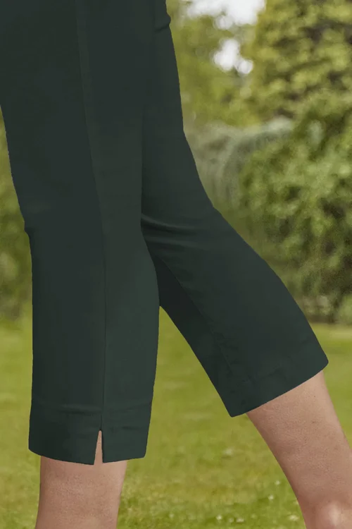 Roman Forest Cropped Stretch Trouser Capri Summer Leggings 3/4 Pedal Pushers - 12 Image 4
