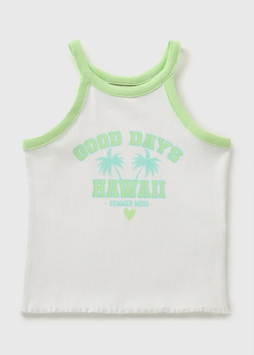 Girls Green Vest (7-13yrs) - Age 7 Years Image 1