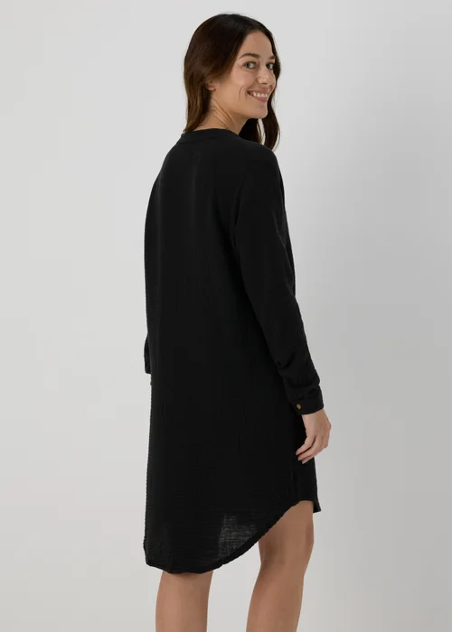 Black Double Cloth Shirt - XS Image 2