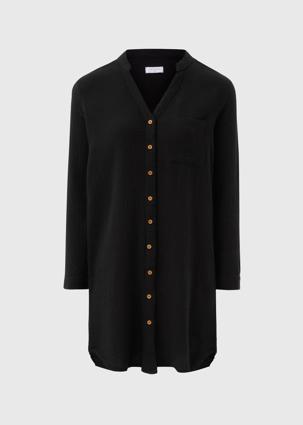 Black Double Cloth Shirt - XS Image 3