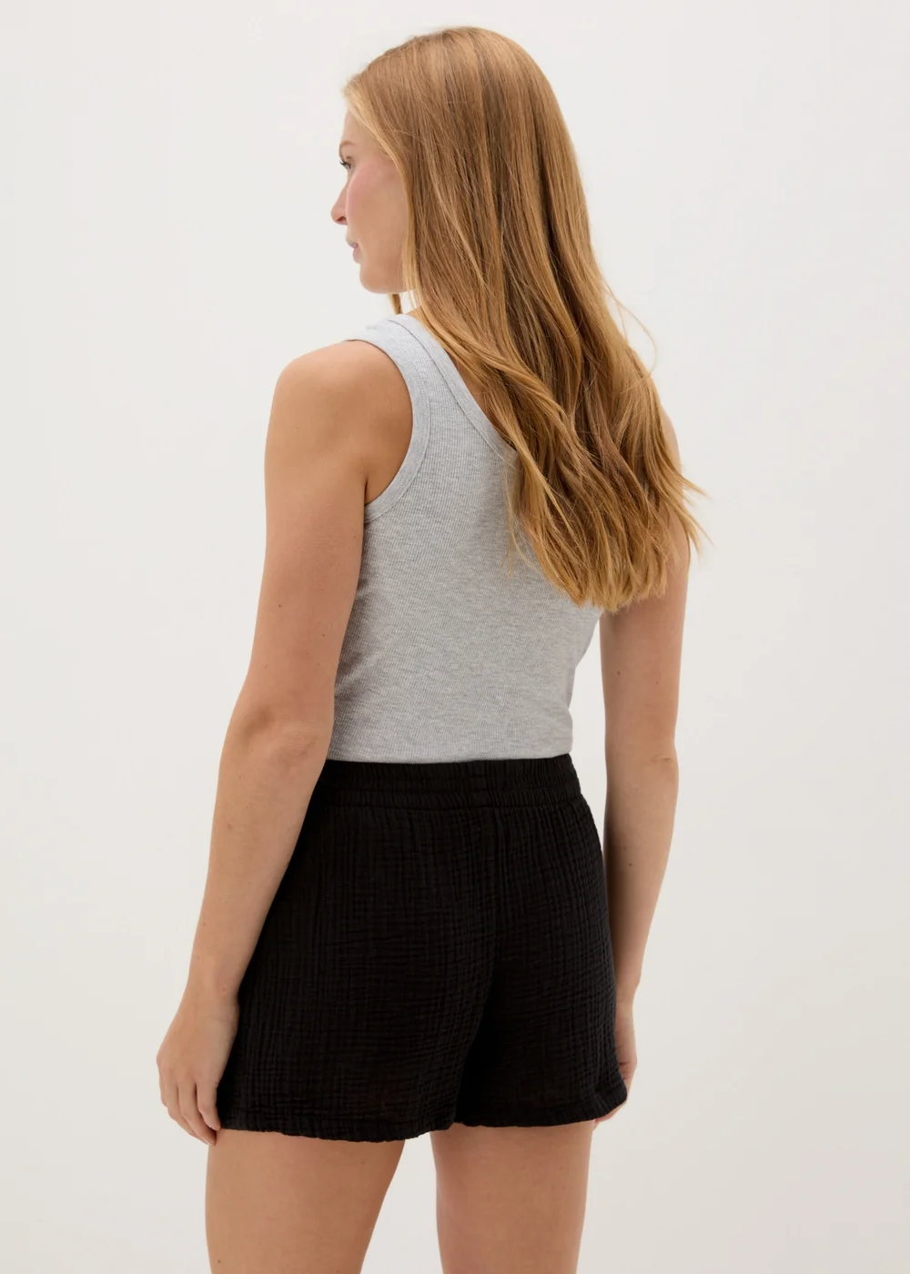 Black Cloth Beach Shorts - Extra small Image 2