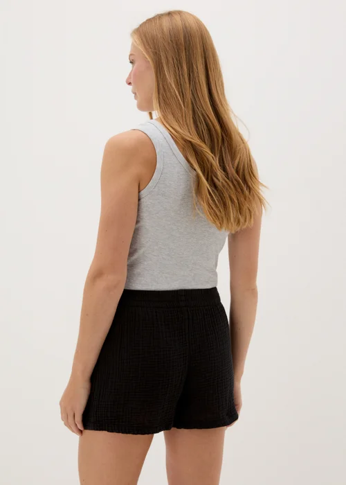 Black Cloth Beach Shorts - Extra small Image 2