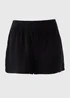 Black Cloth Beach Shorts - Extra small Image 4