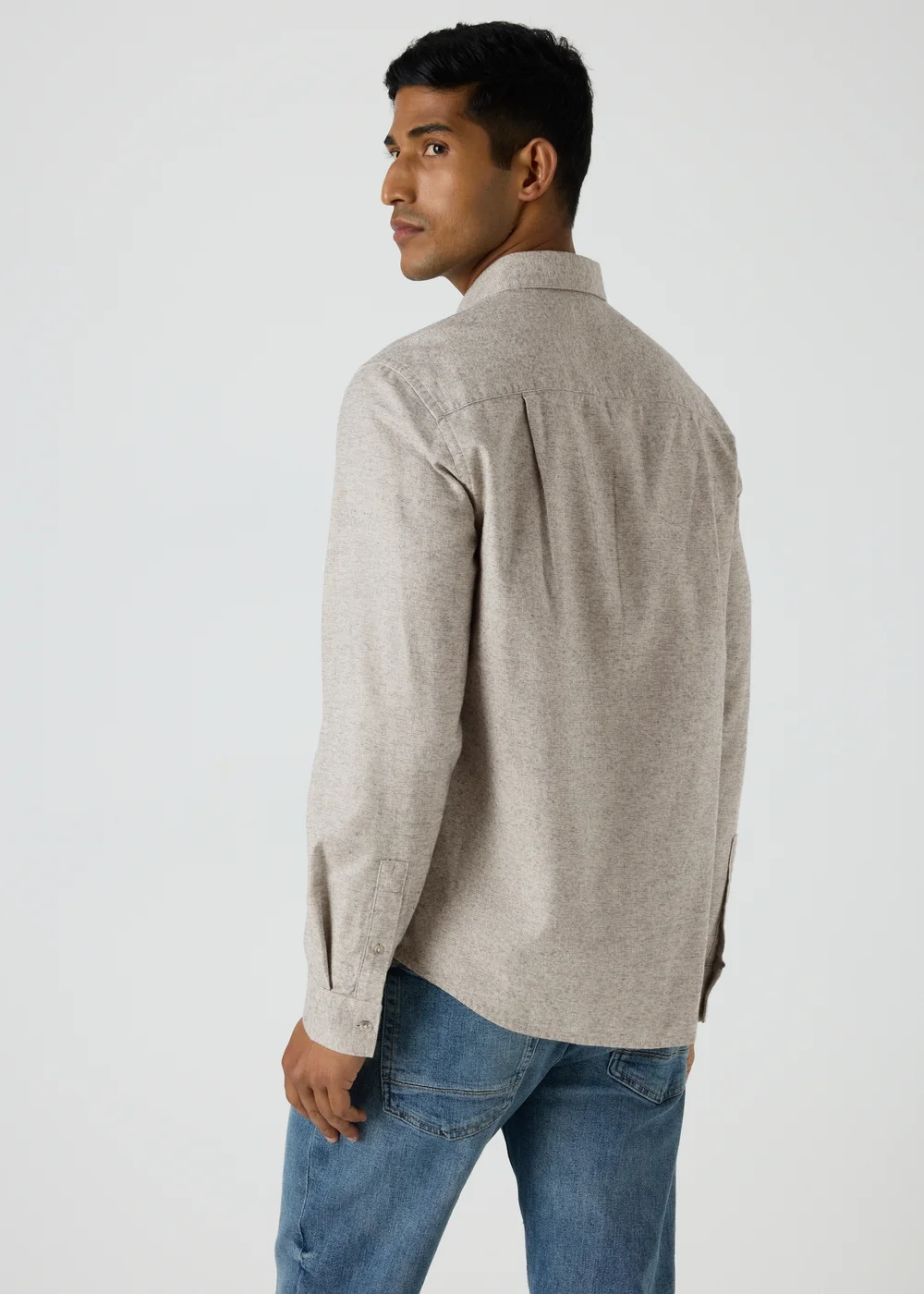 Grey Textured Shirt - S Image 2