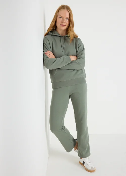 Khaki Straight Jogging Bottoms - S Image 1