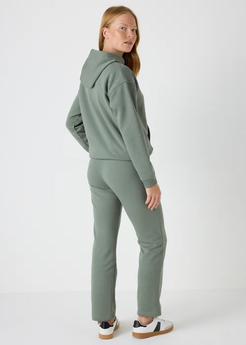 Khaki Straight Jogging Bottoms - S Image 2