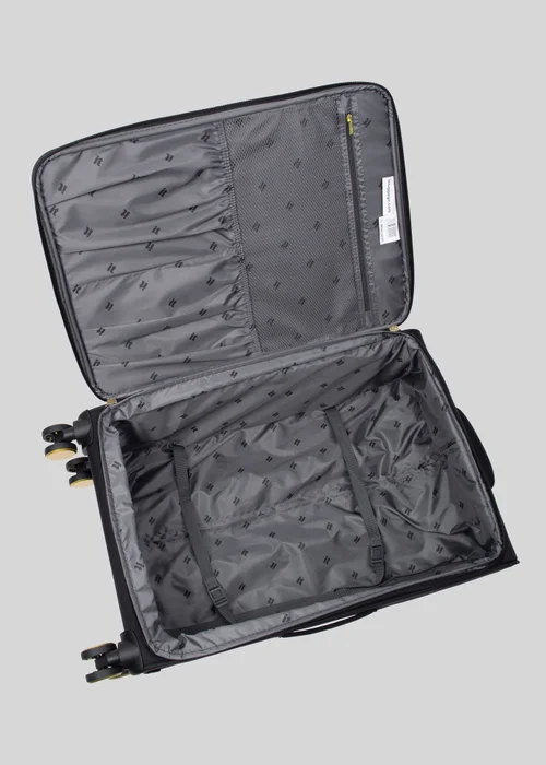 IT Luggage Black Desirable Soft Suitcase - Cabin Image 3