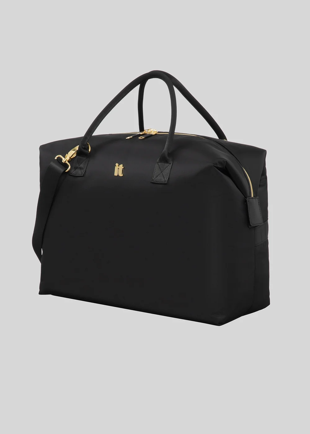 IT Luggage Black Desirable Soft Suitcase - Cabin Image 4