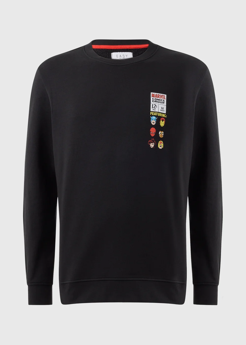 Black Marvel Sweatshirt - Small Image 3