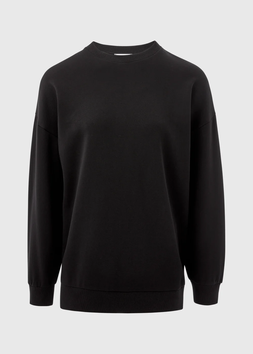 Black Longline Sweatshirt - S Image 5
