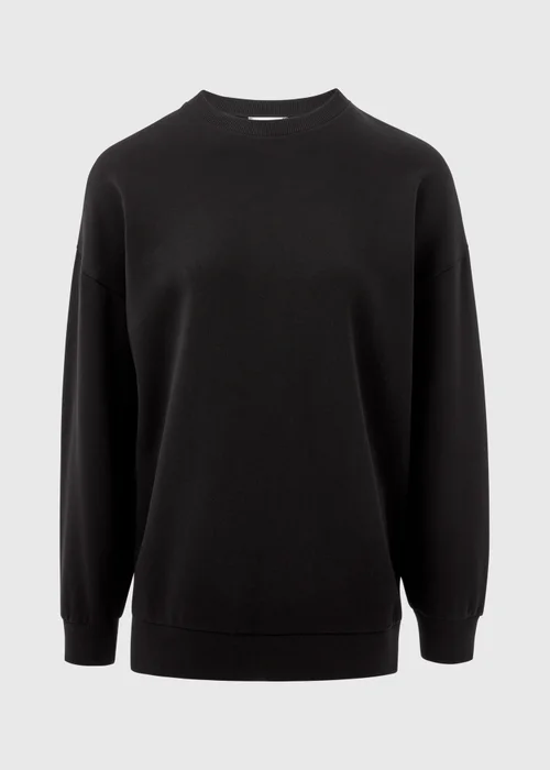 Black Longline Sweatshirt - S Image 5