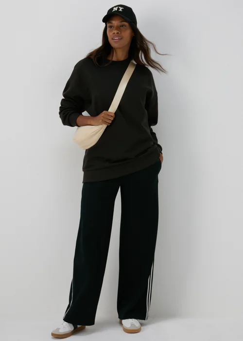 Black Longline Sweatshirt - S Image 4