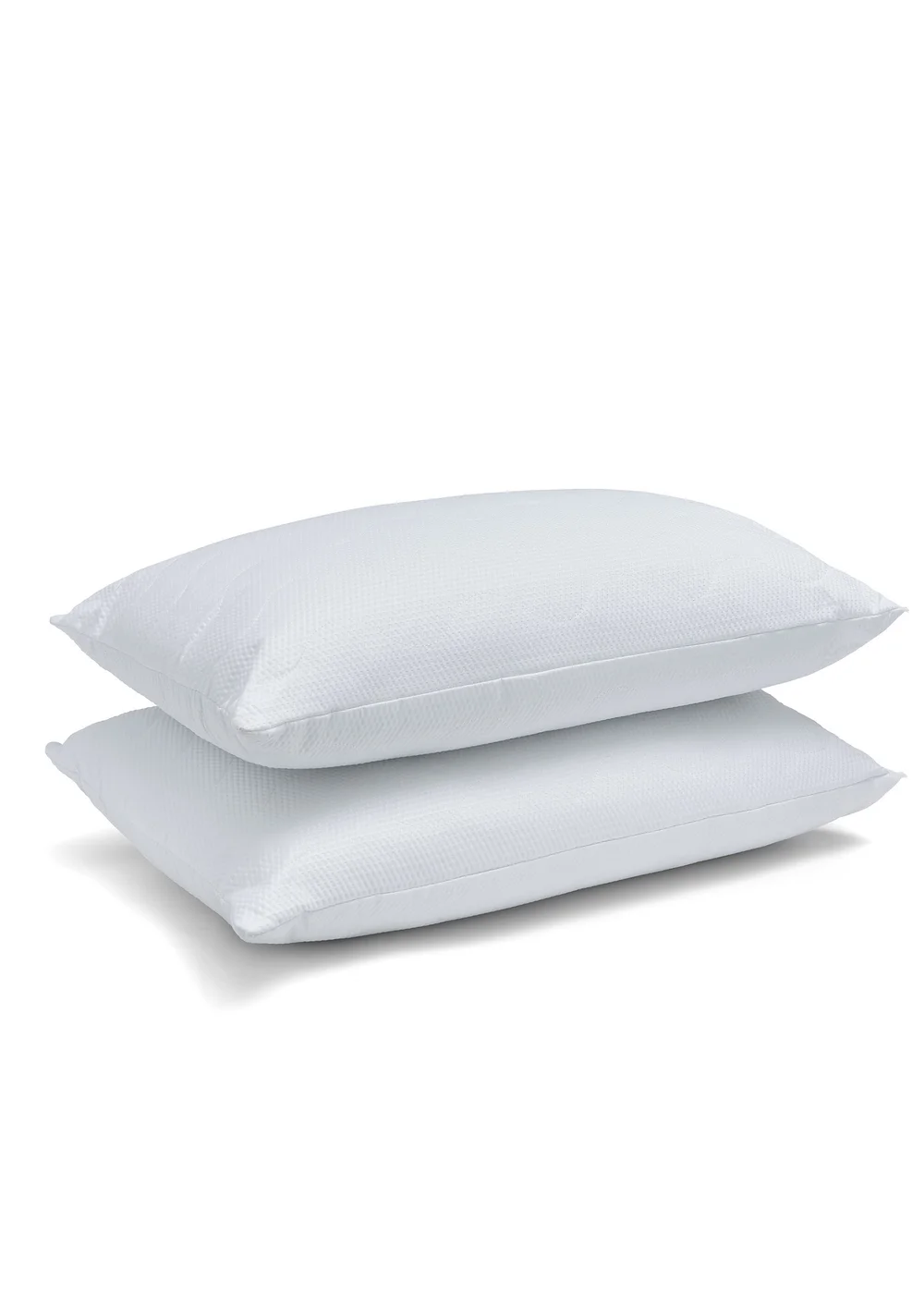 Catherine Lansfield Luxury Quilted Comfort Embossed Pillow Pair (48x74cm) - One Size Image 4