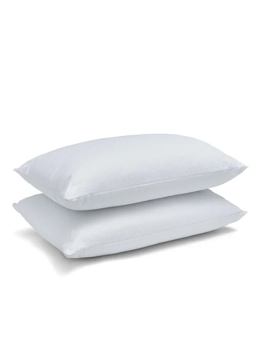 Catherine Lansfield Luxury Quilted Comfort Embossed Pillow Pair (48x74cm) - One Size Image 4