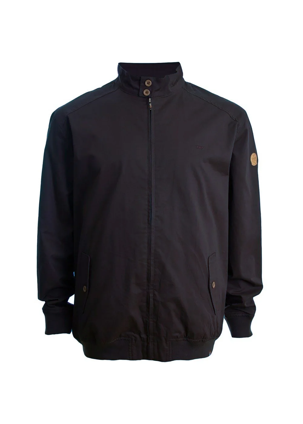 Duke Black Windsor Kingsize Cotton Harrington Jacket - 2XL Image 2