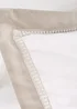 Bianca Fine Linens Oxford Lace 200 Thread Count Cotton Duvet Cover Set White Natural - Single Image 4