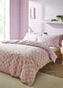 Sassy B Bedding Checkerboard Wave Reversible Duvet Cover Set - Single Image 1