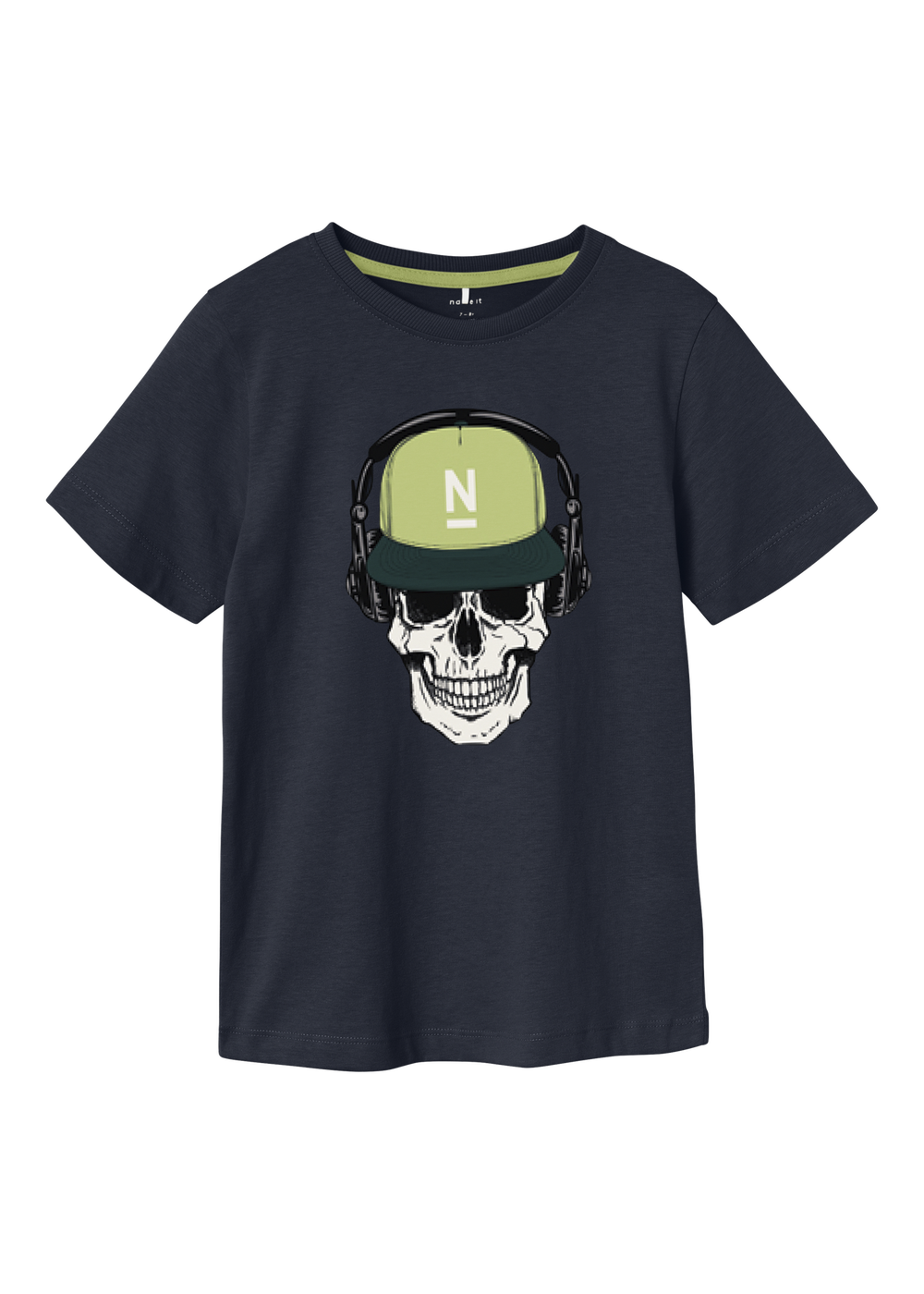 Name It Kids Navy Skull T-Shirt (6-12yrs) - 6 Years Image 1