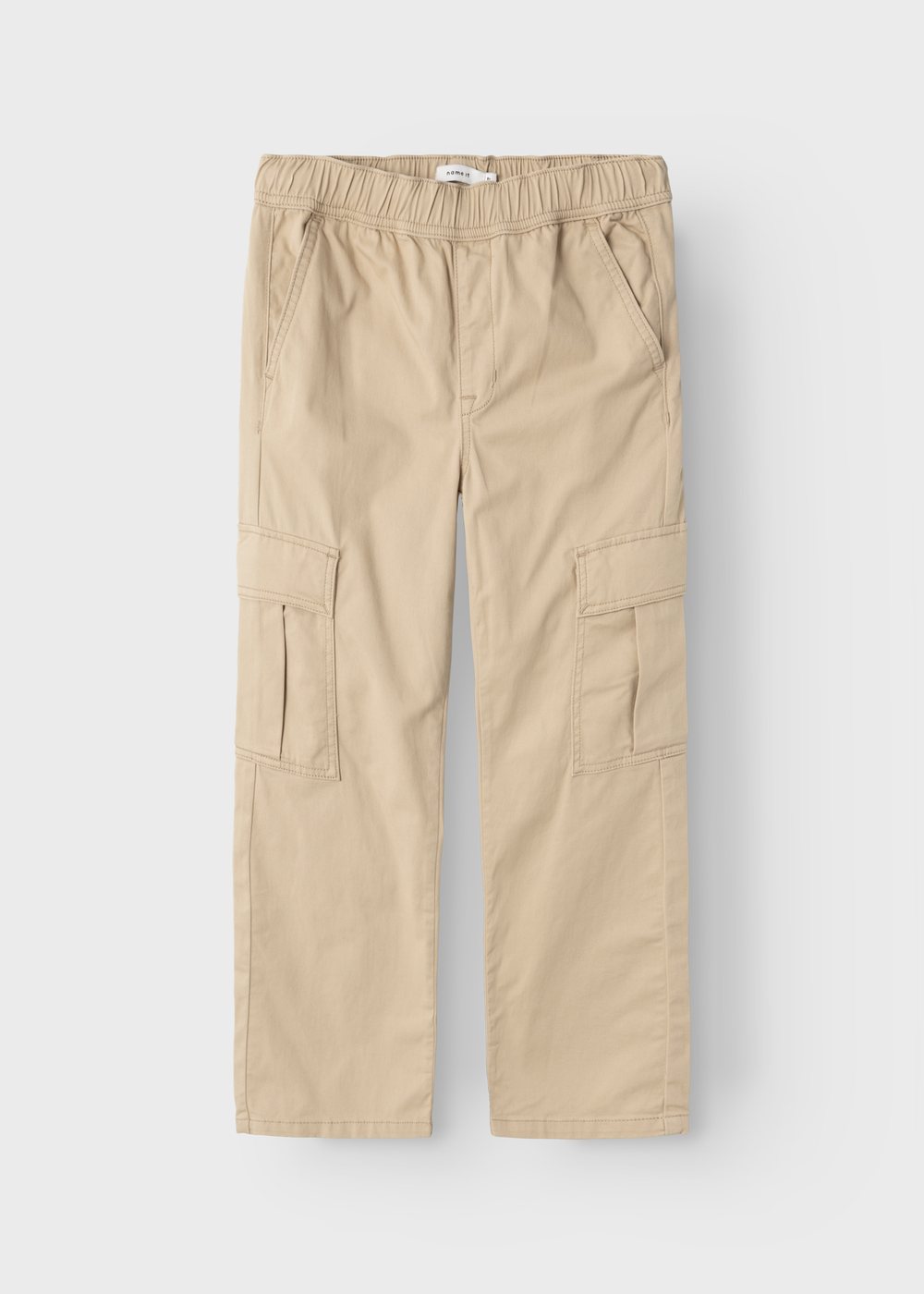 Name It Boys Beige Cargo Trousers (7-12yrs) - 8 Yrs Image 3
