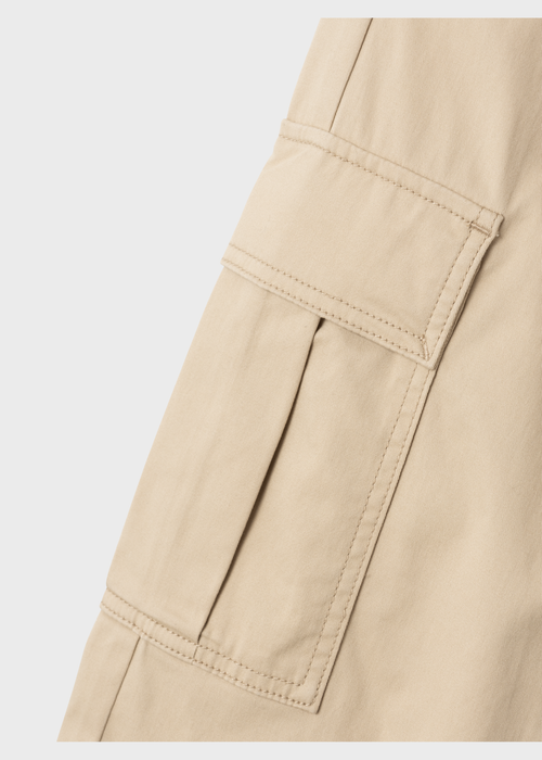 Name It Boys Beige Cargo Trousers (7-12yrs) - 8 Yrs Image 5