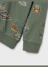 Name It Kids Green Adventure Print Sweatshirt (1-5yrs) - 1-1.5 Yrs Image 4