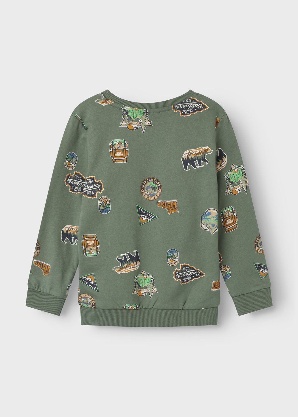 Name It Kids Green Adventure Print Sweatshirt (1-5yrs) - 1-1.5 Yrs Image 3