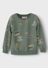 Name It Kids Green Adventure Print Sweatshirt (1-5yrs) - 1-1.5 Yrs Image 2