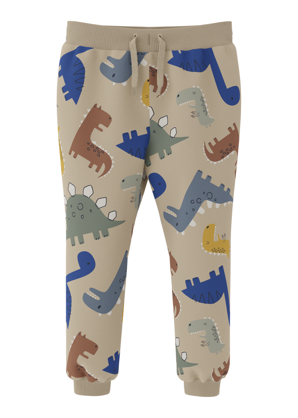 Name It Kids Cream Dinosaur Jogging Bottoms (1-5yrs) - 1 - 1.5 Years Image 3