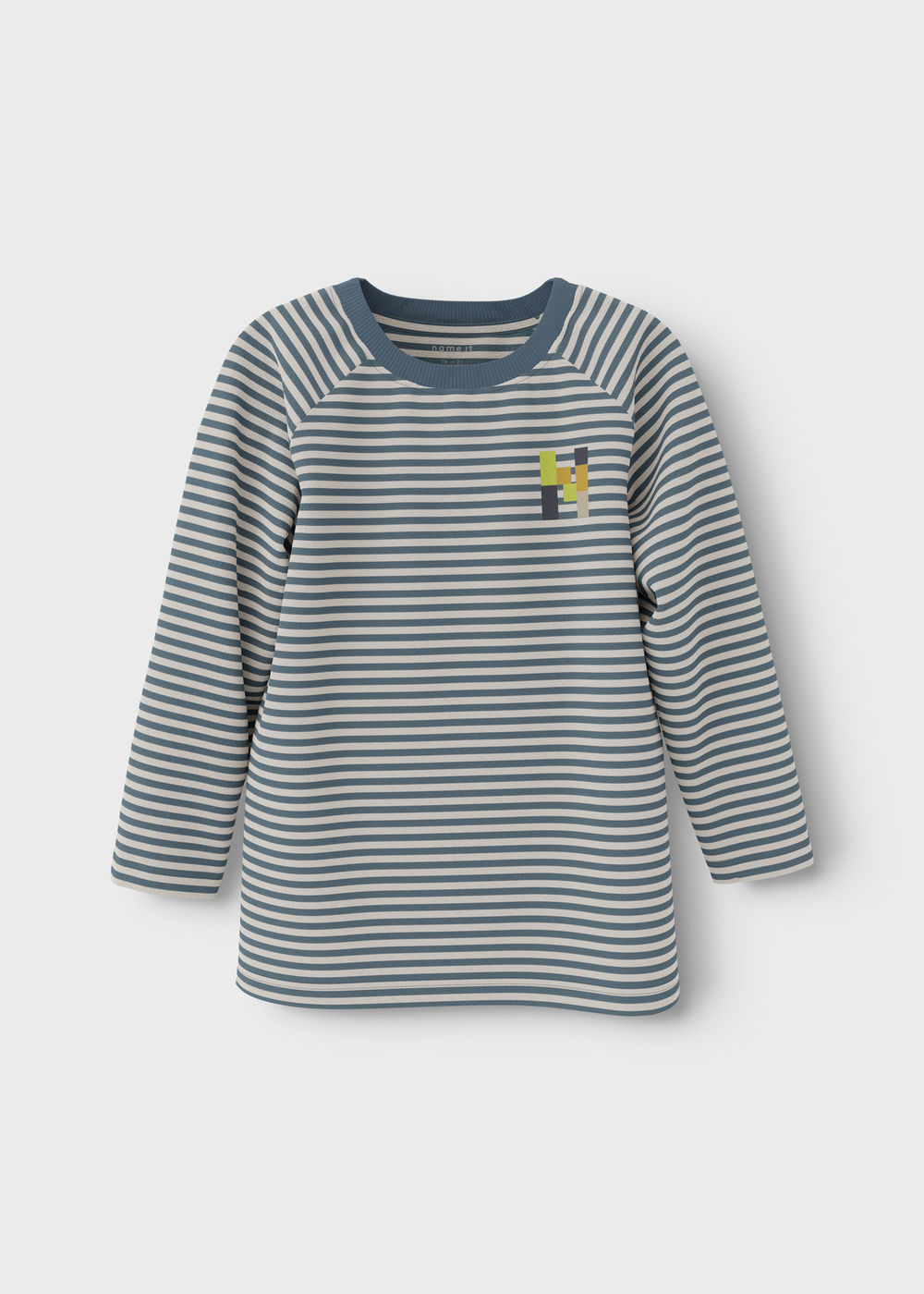 Name It Kids Blue Striped T-Shirt (1-5yrs) - 1 - 1.5 Years Image 1