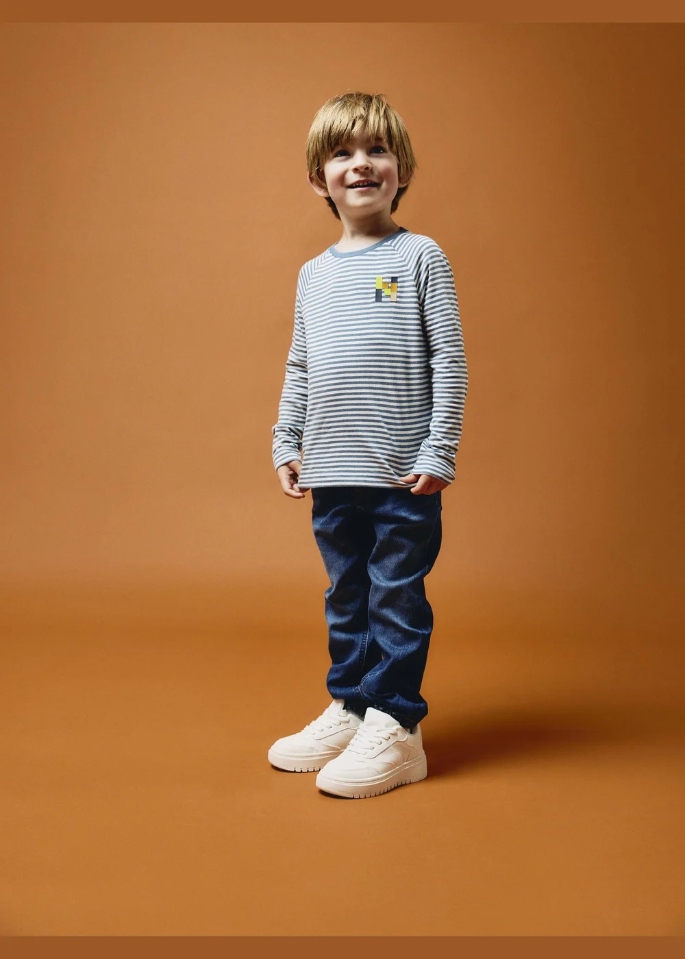 Name It Kids Blue Striped T-Shirt (1-5yrs) - 1 - 1.5 Years Image 3