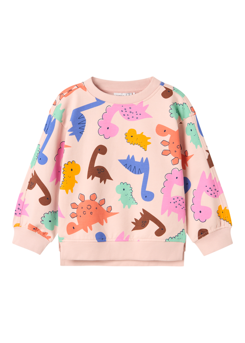 Name It Kids Pink Dinosaur Sweatshirt (1-5yrs) - 1-1.5 Yrs Image 5