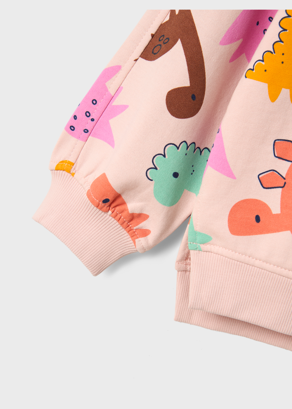 Name It Kids Pink Dinosaur Sweatshirt (1-5yrs) - 1-1.5 Yrs Image 4