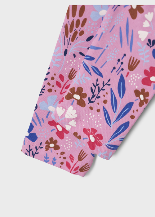 Name It Kids Pink Floral Leggings (1-5yrs) - 1 - 1.5 Years Image 3