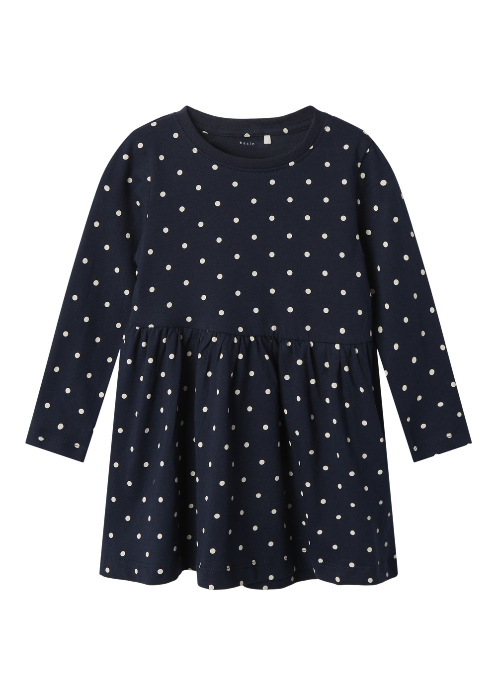 Name It Kids Navy Polka Dot Jersey Dress (1-5yrs) - 1 - 1.5 Years Image 4