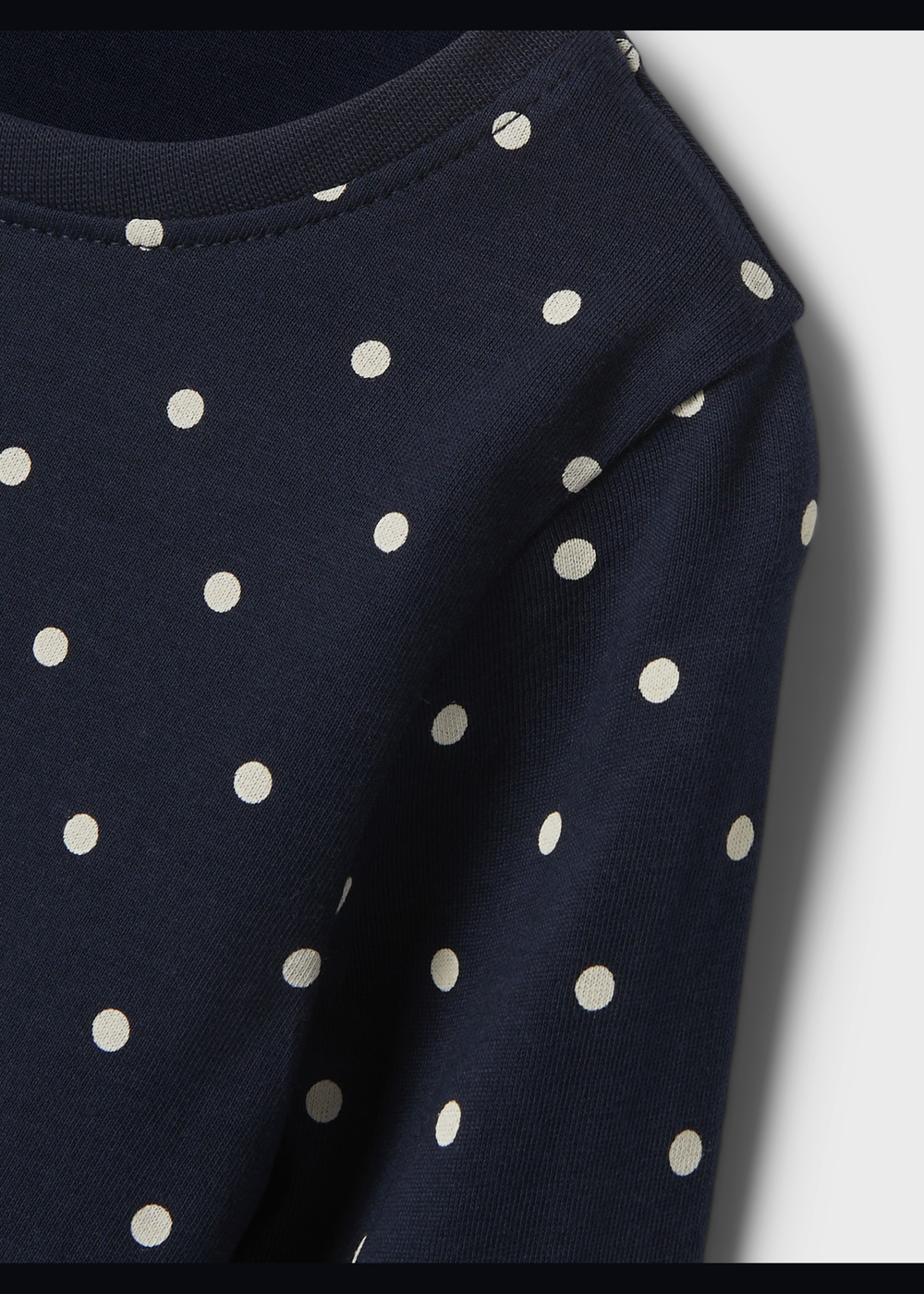 Name It Kids Navy Polka Dot Jersey Dress (1-5yrs) - 1 - 1.5 Years Image 3