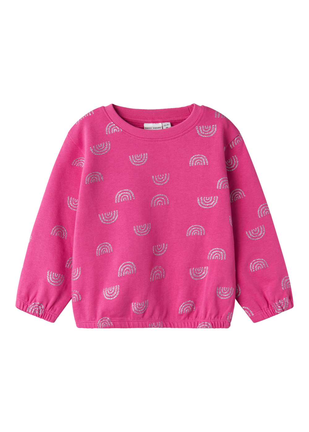 Name It Kids Pink Rainbow Sweatshirt (1-5yrs) - 1-1.5 Yrs Image 4